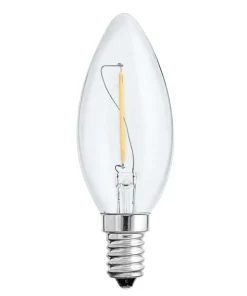 E14 UNI-LEDISON Kronljus Klar 1W