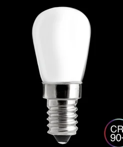 E14 UNI-WHITE Päron Opal 1,5W 2700K 60lm Dimbar