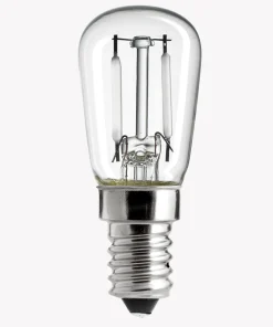 E14 UNI-WHITE Päron 1,5W 2700K 60lm Dimbar