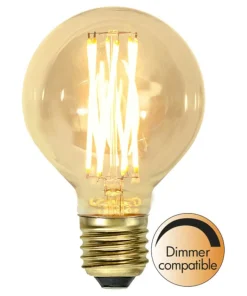 E27 Vintage Gold Glob80 3.7W 1800K 240lm LED-Lampa
