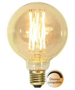 E27 Vintage Gold Glob95 3.7W 1800K 240lm LED-Lampa