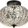EDDA Plafond 29,5cm Svart/Klar