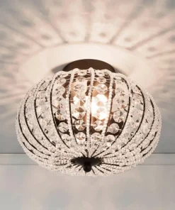 EDDA Plafond 29,5cm Svart/Klar
