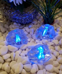 EDILIGHT Ljusstenar 3-Pack 12v Blå 11cm
