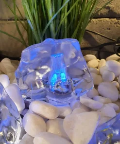 EDILIGHT Ljusstenar 3-Pack 12v Blå 11cm
