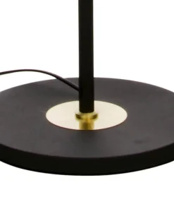 EKETORP Golvlampa LED 145cm Svart/Matt Mässing