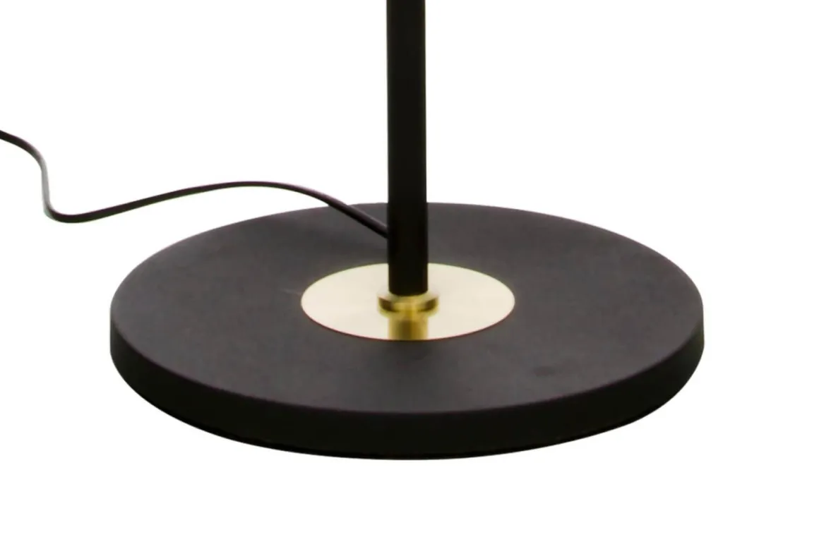 EKETORP Golvlampa LED 145cm Svart/Matt Mässing