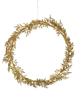 ELEGANT Hängande dekoration Batteri 44cm Guld