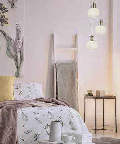 ELIN Fönsterlampa 15cm Stål/Vit