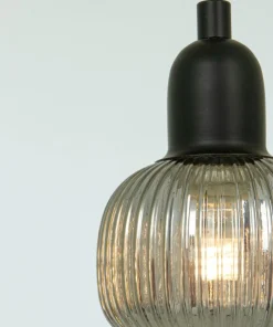 ELIN Fönsterlampa 15cm Svart/Rökgrå