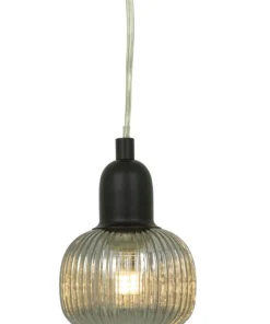 ELIN Fönsterlampa 15cm Svart/Rökgrå