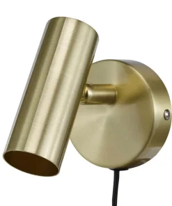 ELLIOT Väggspot MiniGU10 10cm Borstad Mässing
