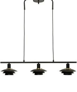 Epsilon Takpendel 86cm Svart/Guld/Krom
