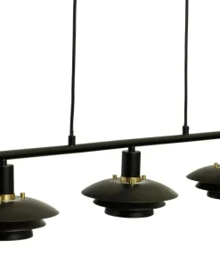 Epsilon Takpendel 86cm Svart/Guld/Krom