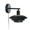 EPSILON Vägglampa 20cm Svart