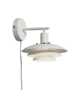 EPSILON Vägglampa 20cm Vit