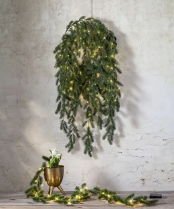 ERNA Krans 50cm 80LED Grön IP44