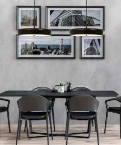 ETA Taklampa LED 45cm Svart
