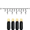 EXTRA SYSTEM 24 Istappsslinga 3m 49LED Varmvit/Svart IP44