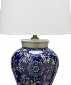 FANG HONG Lampfot 38cm Mörkblå