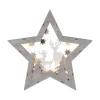 FAUNA Bordsdekoration 32cm 10LED Brun