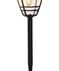 FELIX Solcells-pollare 45cm Svart IP44