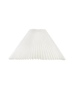 Felix Textilskärm 46/23cm Plissé Vit