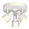 FERDINAND takspot 3:a rund Vit 30cm