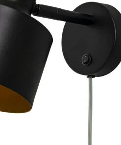 FERDINAND Vägglampa 22cm Svart