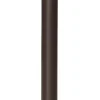 FERGUS Solcells-pollare 35cm Brun