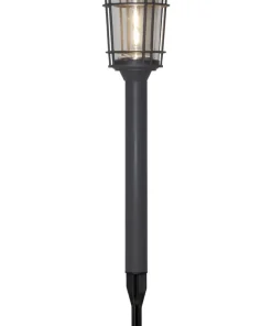 FILIP Solcells-pollare 21cm Grafit IP44
