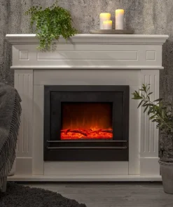 FIREPLACE Inomhusdekoration Batteri 50cm Svart