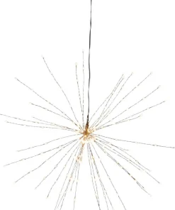 FIREWORK Hängande dekoration 45cm 200LED Svart