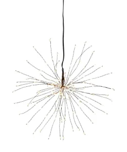 FIREWORK Hängande dekoration 26cm 120LED Svart