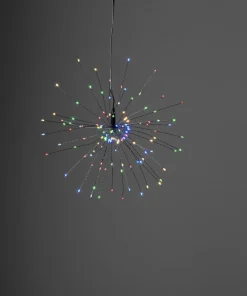 FIREWORK Hängande dekoration 26cm Svart/Flerfärgad