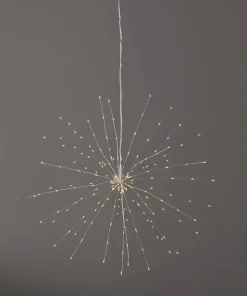 FIREWORK Hängande dekoration 45cm 200LED Silver