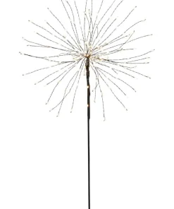 FIREWORK Stjärna på fot 50cm 120LED Svart