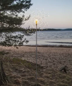 FIREWORK Utedekoration 110cm 160LED Silver IP44