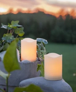 FLAME CANDLE LED Gravljus 7cm Vit IP44
