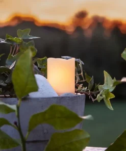 FLAME CANDLE LED Gravljus 7cm Vit IP44