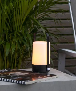 FLAME LANTERN Lykta Batteri 19cm Svart