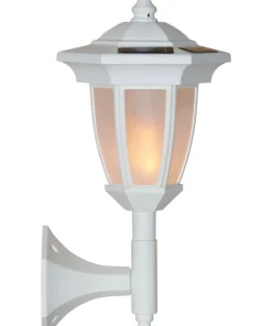 FLAME Solcellsdekoration 63cm Vit IP44