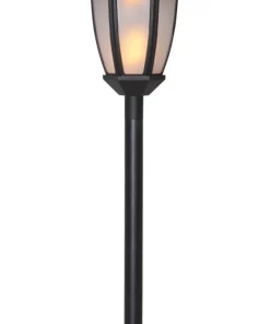 FLAME Solcellsdekoration 63cm Svart IP44
