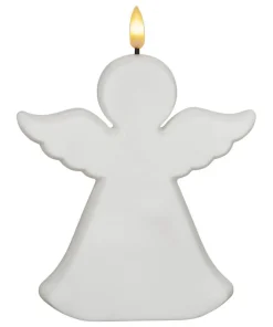 FLAMME ANGEL LED-Gravljus 18cm Vit IP44