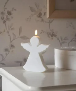 FLAMME ANGEL LED-Gravljus 18cm Vit IP44