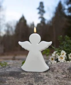 FLAMME ANGEL LED-Gravljus 18cm Vit IP44