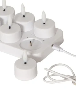 FLAMME CHARGE Värmeljus 6-pack 14cm