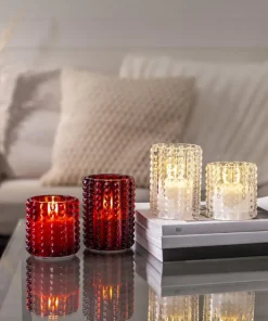FLAMME DOTTY LED-Blockljus Batteri 10cm