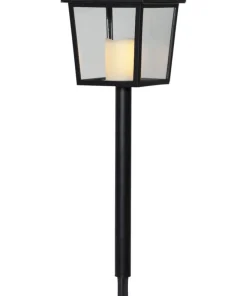 FLAMME LANTERN LED Gravljus 52cm Svart