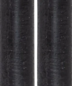 FLAMME LED-Antikljus 2-Pack Batteri 25cm Svart